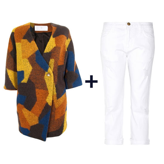 Here's proof that you can wear white jeans in the Winter. Style them up with a cozy printed coat and a pair of bordeaux mid-calf boots for a stunning cold-weather getup.
Get the look:
Thakoon Addition Printed Cocoon Coat ($294, originally $490)
Current/Elliott The Boyfriend Distressed Jeans ($194)
Here's proof that you can wear white jeans in the Winter. Style them up with a cozy printed coat and a pair of bordeaux mid-calf boots for a stunning cold-weather getup.
Get the look:
Thakoon Addition Printed Cocoon Coat ($294, originally $490)
Current/Elliott The Boyfriend Distressed Jeans ($194)
