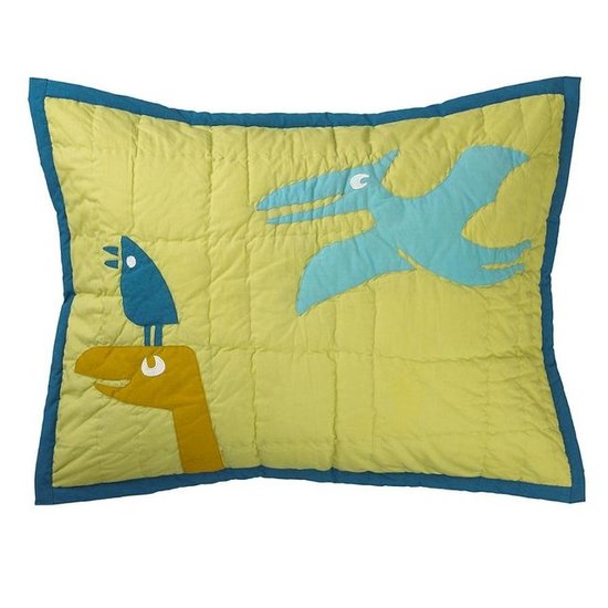 When Dinosaurs Roamed Quilted Sham
