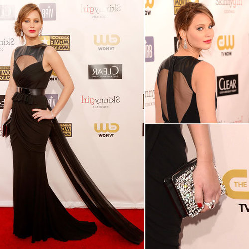 Jennifer Lawrence at Critics' Choice Awards 2013