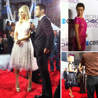 Celebrity Twitter Pictures At 2013 People's Choice Awards