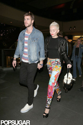 Miley Cyrus took Liam Hemsworth along to her younger sister Noah's birthday in LA in January 2013.
Miley Cyrus took Liam Hemsworth along to her younger sister Noah's birthday in LA in January 2013.