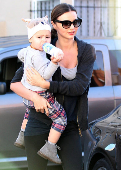 Miranda Kerr donned workout gear as she carried Flynn Bloom.
Miranda Kerr donned workout gear as she carried Flynn Bloom.