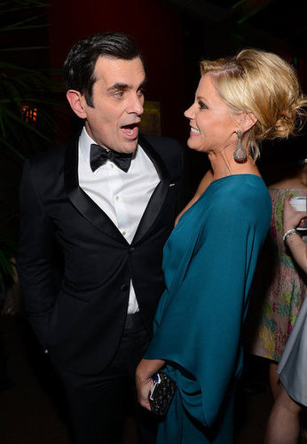 Claire & Hugh Celebrate Homeland at Fox's Bash With the Modern Family Crew Claire & Hugh Celebrate Homeland at Fox's Bash With the Modern Family Crew