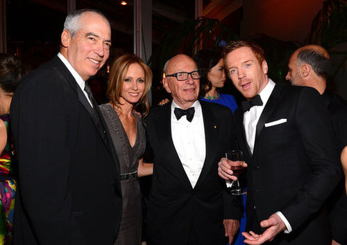 Claire & Hugh Celebrate Homeland at Fox's Bash With the Modern Family Crew Claire & Hugh Celebrate Homeland at Fox's Bash With the Modern Family Crew