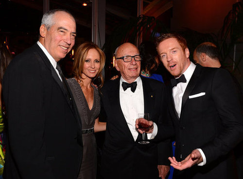 Claire & Hugh Celebrate Homeland at Fox's Bash With the Modern Family Crew Claire & Hugh Celebrate Homeland at Fox's Bash With the Modern Family Crew