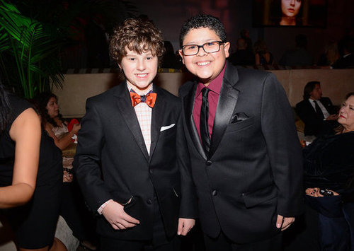 Modern Family stars Rico Rodriguez and Nolan Gould attended the Fox bash.
Modern Family stars Rico Rodriguez and Nolan Gould attended the Fox bash.