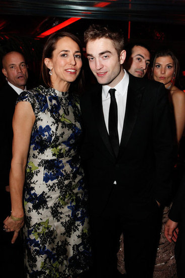 Twilight stud Robert Pattinson made a stop at the fancy Weinstein affair post award show.
Twilight stud Robert Pattinson made a stop at the fancy Weinstein affair post award show.