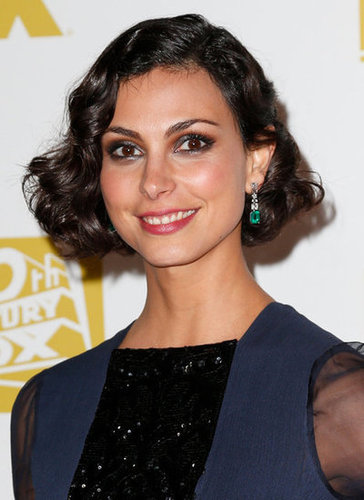 Morena Baccarin smiled in a blue gown at the Fox party in Beverly Hills.
Morena Baccarin smiled in a blue gown at the Fox party in Beverly Hills.