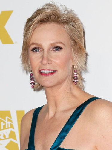 Jana Lynch smiled in a blue gown at the Fox celebration.
Jana Lynch smiled in a blue gown at the Fox celebration.