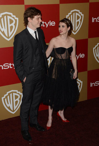 Evan Peters and Emma Roberts attended the party together.
Evan Peters and Emma Roberts attended the party together.