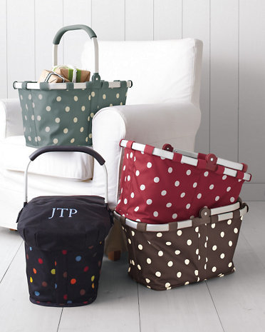 Garnet Hill Collapsible Basket and Cover