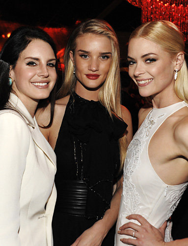 Lana Del Rey, Rosie Huntington-Whiteley and Jaime King Lana Del Rey, Rosie Huntington-Whiteley and Jaime King