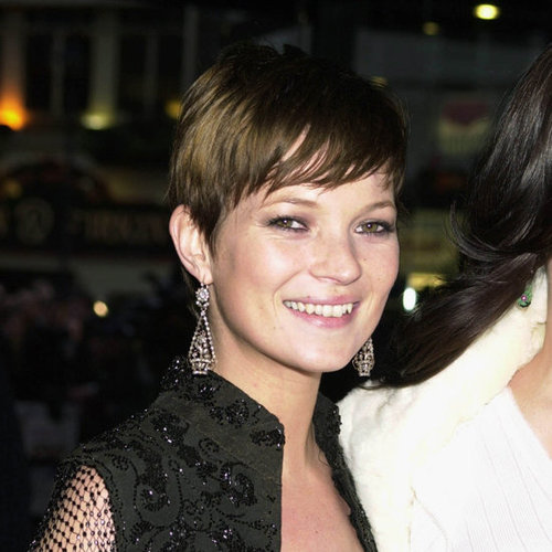 She had a spell as a pixie-cut brunette in 2001.
She had a spell as a pixie-cut brunette in 2001.