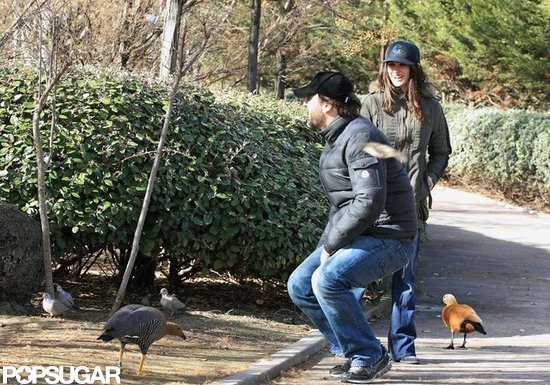 Penélope Cruz and Javier Bardem spent time together at a park in Madrid.
Penélope Cruz and Javier Bardem spent time together at a park in Madrid.