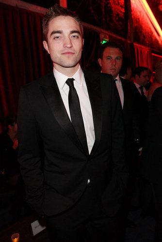 Robert Pattinson joined a Golden Globes afterparty after presenting at the award show.
Robert Pattinson joined a Golden Globes afterparty after presenting at the award show.