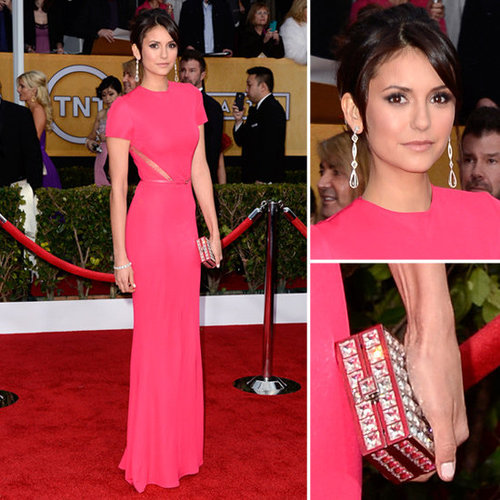 Nina Dobrev: SAG Awards Red Carpet Dresses 2013 Nina Dobrev: SAG Awards Red Carpet Dresses 2013