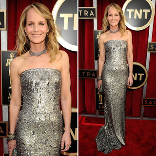 Helen Hunt: SAG Awards Red Carpet Dresses 2013