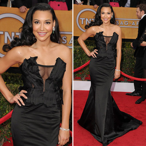 Glee's Naya Rivera in Sexy Donna Karan at 2013 SAG Awards
