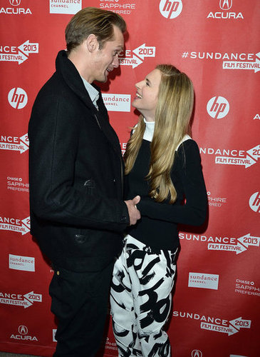 Alexander Skarsgard Cozies Up With His Costars at Sundance Alexander Skarsgard Cozies Up With His Costars at Sundance
