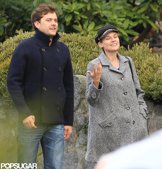 Joshua Jackson and Diane Kruger chatted on the way to a sports bar together in Vancouver.
Joshua Jackson and Diane Kruger chatted on the way to a sports bar together in Vancouver.