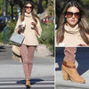 Alessandra Ambrosio Wearing Pink Jeans | Jan. 21, 2013