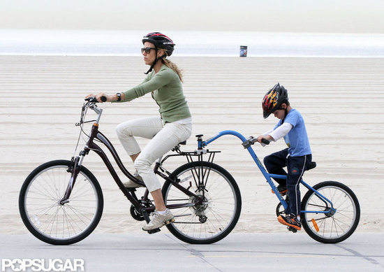 Sheryl Crow went for a bike ride with her son Wyatt.
Sheryl Crow went for a bike ride with her son Wyatt.