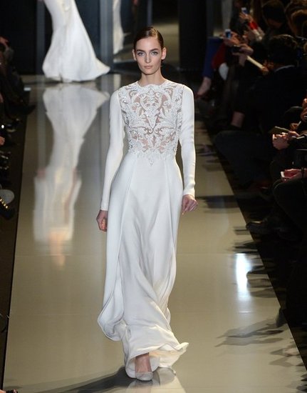 If Gwyneth Paltrow wanted to go with another standout white gown á la last year's Oscars look, she should stick with this Elie Saab version come Oscars this year.
If Gwyneth Paltrow wanted to go with another standout white gown á la last year's Oscars look, she should stick with this Elie Saab version come Oscars this year.