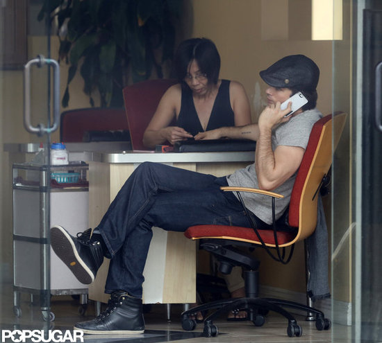 Ian Somerhalder was spotted getting a manicure in Santa Monica, CA.
Ian Somerhalder was spotted getting a manicure in Santa Monica, CA.