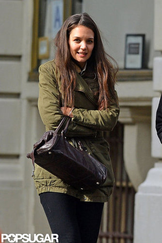 Katie Holmes Takes On Chilly NYC With Suri — and Suri's Panda Hat Katie Holmes Takes On Chilly NYC With Suri — and Suri's Panda Hat