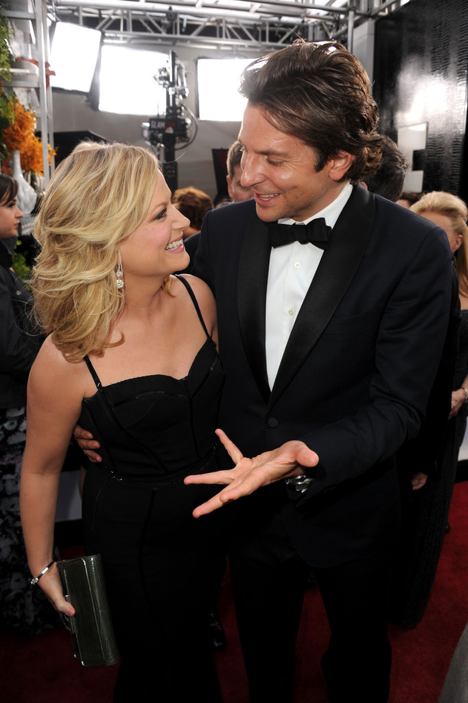 Amy Poehler and Bradley Cooper laughed it up on their way into the 2013 SAGs.
Amy Poehler and Bradley Cooper laughed it up on their way into the 2013 SAGs.