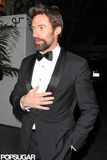 Hugh Jackman left the Chateau Marmont in LA.
Hugh Jackman left the Chateau Marmont in LA.