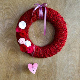 DIY Valentine's Day Wreath