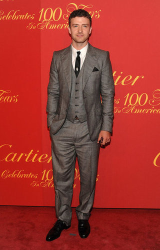 Justin looked seriously sharp in a three-piece suit at Cartier's 100th anniversary event in April 2009.
Justin looked seriously sharp in a three-piece suit at Cartier's 100th anniversary event in April 2009.