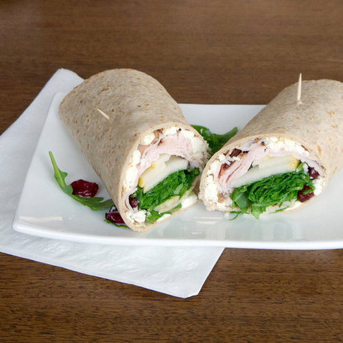 Winter Turkey Wrap Sandwich Winter Turkey Wrap Sandwich