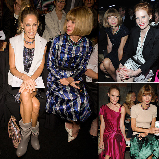 Best Seat in the House: Who's Been Front Row With Anna Wintour Best Seat in the House: Who's Been Front Row With Anna Wintour
