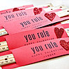 DIY Printable School Valentine's Day Cards For Kids