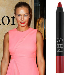 Lara Bingle's Red Lipstick and Makeup at Dior Opening