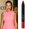 Lara Bingle's Red Lipstick and Makeup at Dior Opening