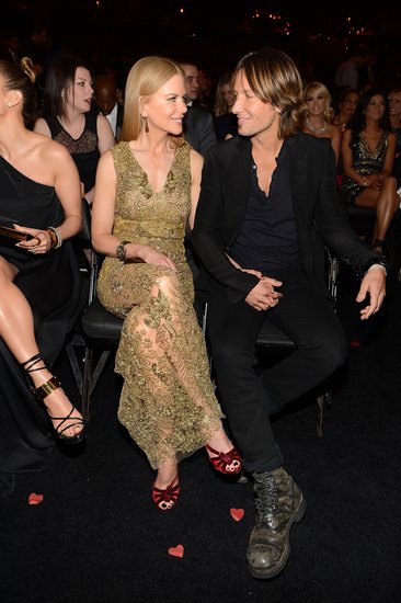 Keith Urban and Nicole Kidman shared a sweet look during the show.
Keith Urban and Nicole Kidman shared a sweet look during the show.