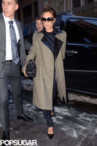 Victoria Beckham Sticks to Her Stylish NYFW Tradition With David Victoria Beckham Sticks to Her Stylish NYFW Tradition With David