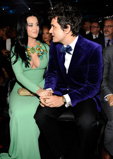 Katy Perry and John Mayer shared a sweet moment at the Grammys.
Katy Perry and John Mayer shared a sweet moment at the Grammys.