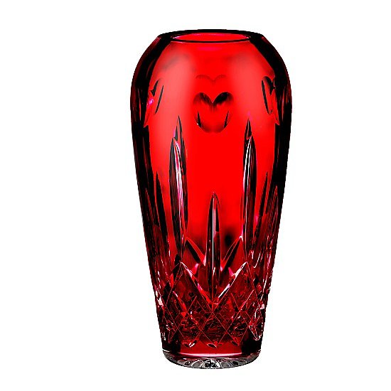 Ruby-Hued Vase
