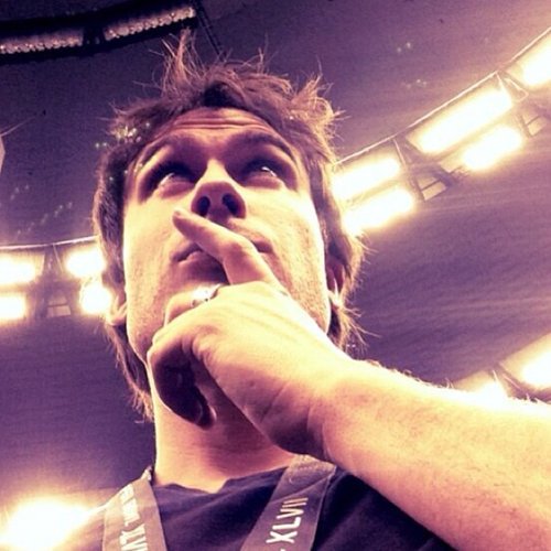 Ian Somerhalder struck a serious pose while watching the game.
Source: Instagram user somerhalder_ian
Ian Somerhalder struck a serious pose while watching the game.
Source: Instagram user somerhalder_ian