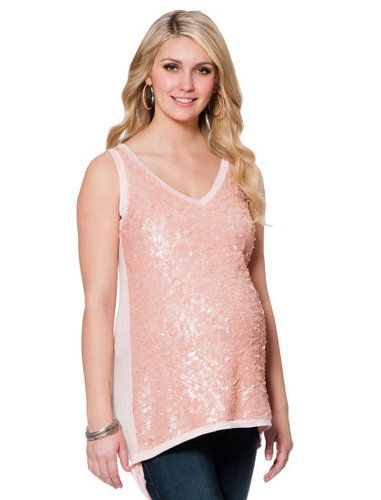 Every mama-to-be deserves to shine, and the Sleeveless V-Neck Embellished Maternity T Shirt ($59) does just that!
Every mama-to-be deserves to shine, and the Sleeveless V-Neck Embellished Maternity T Shirt ($59) does just that!