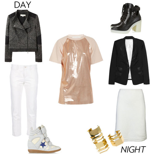 How to Wear Metallic Trend