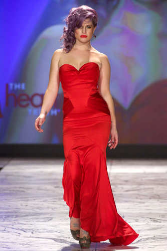 On Wednesday, Kelly Osbourne strutted down the runway for The Heart Truth's Red Dress Collection fashion show.
On Wednesday, Kelly Osbourne strutted down the runway for The Heart Truth's Red Dress Collection fashion show.