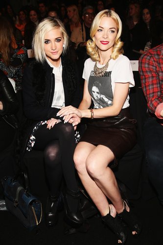 Ashlee Simpson and Jaime King sat front row for Rebecca Minkoff's Fall collection in February 2013.
Ashlee Simpson and Jaime King sat front row for Rebecca Minkoff's Fall collection in February 2013.