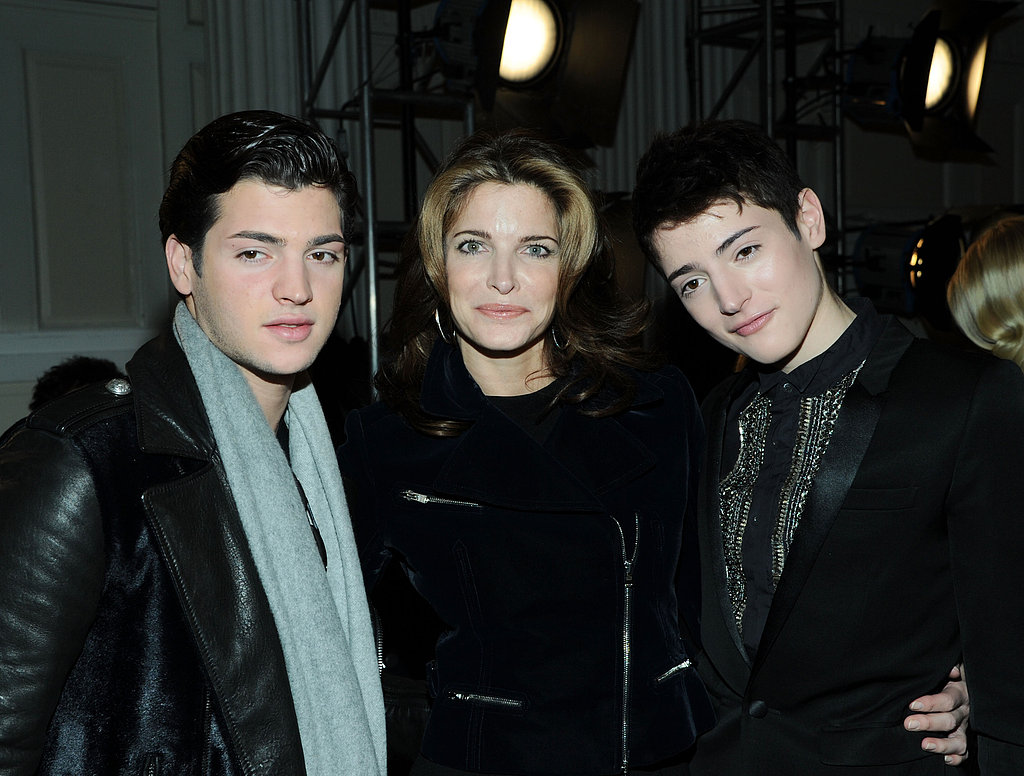 Stephanie Seymour and her sons Peter and Harry Brant checked out Friday's Jason Wu presentation.
Stephanie Seymour and her sons Peter and Harry Brant checked out Friday's Jason Wu presentation.