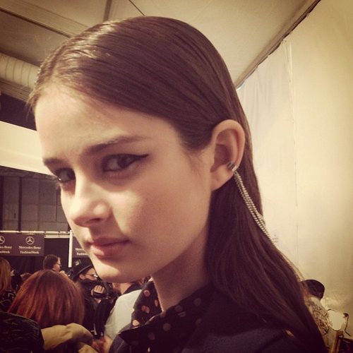 Spotted: a must-try eyeliner look at Mara Hoffman.
Spotted: a must-try eyeliner look at Mara Hoffman.