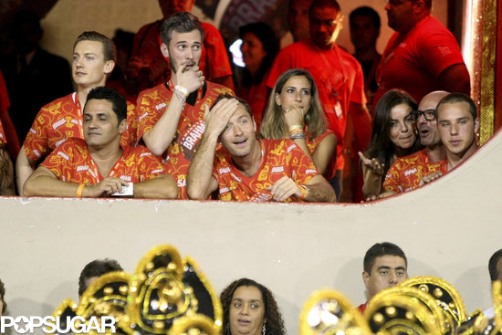 Jude Law was in good spirits as he watched the carnival parade from the Sambadrome in Rio de Janeiro in 2011.
Jude Law was in good spirits as he watched the carnival parade from the Sambadrome in Rio de Janeiro in 2011.